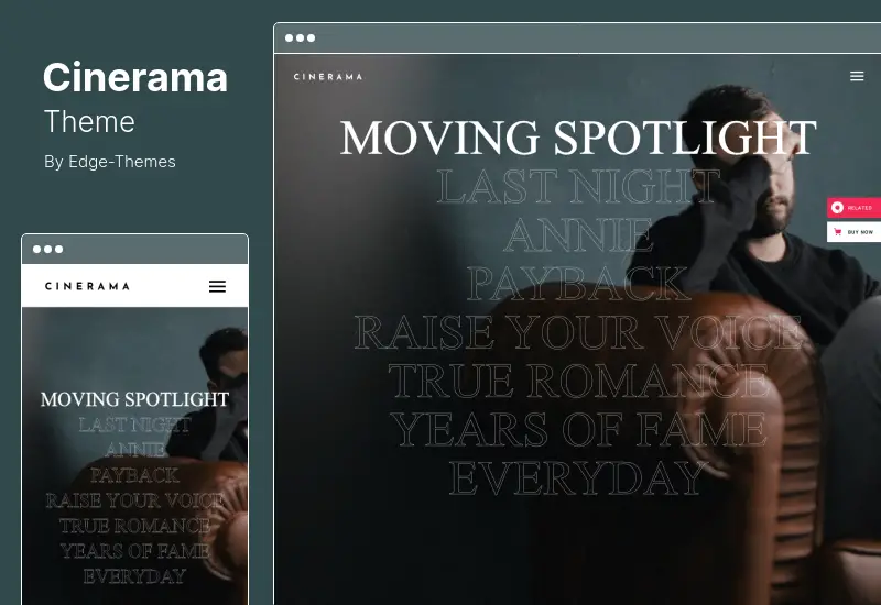 Tema Cinerama - Tema WordPress untuk Studio Film dan Pembuat Film