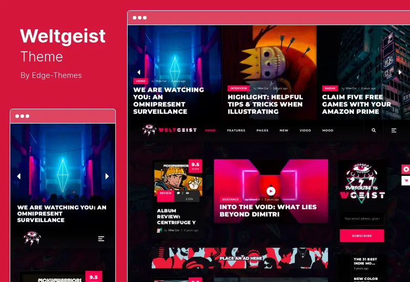 Weltgeist テーマ - Viral Magazine WordPress テーマ