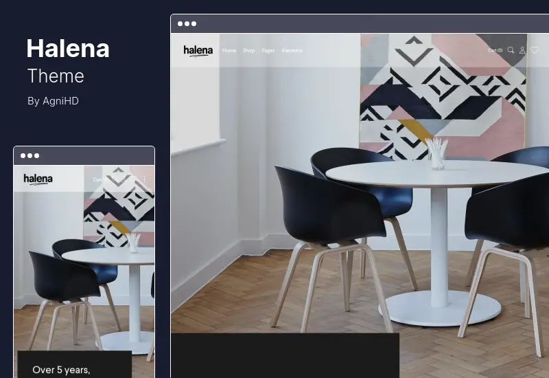 Tema Halena - Tema WordPress eCommerce Minimal & Modern