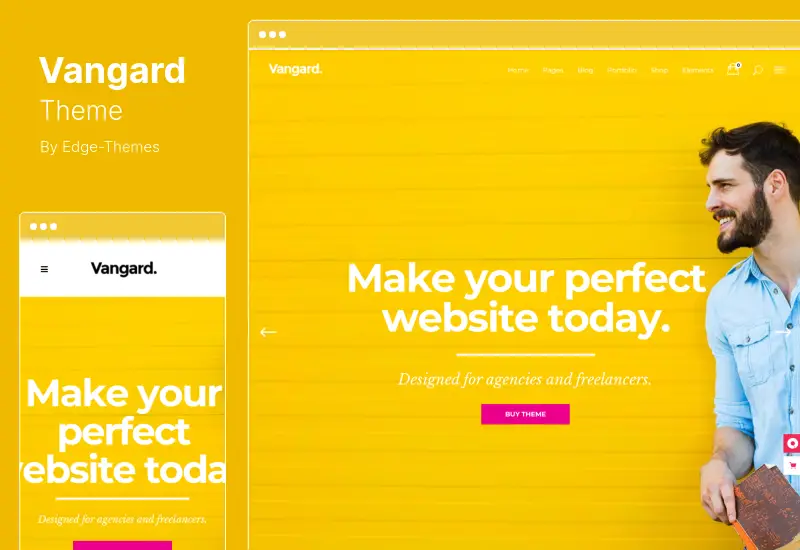 Vangard テーマ - フリーランサーと代理店のためのテーマ WordPress テーマ
