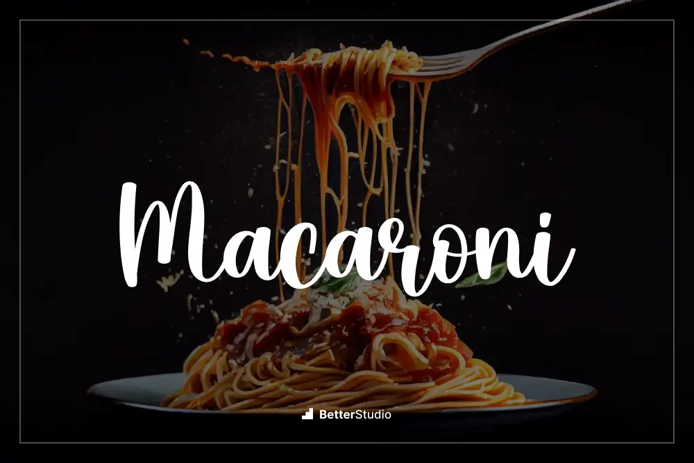 macarrones -