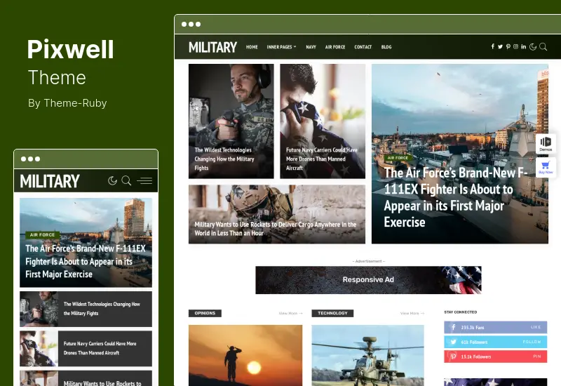 Tema Pixwell - Tema WordPress Majalah Modern