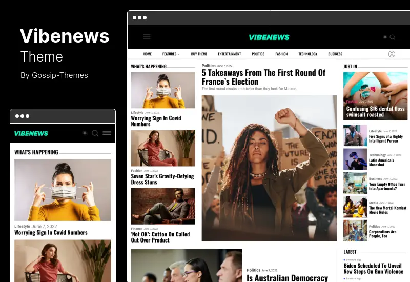 Tema Vibenews - Tema WordPress Majalah Berita Digital