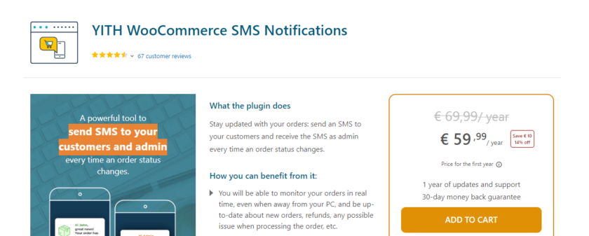 yith-woocommerce-sms-플러그인