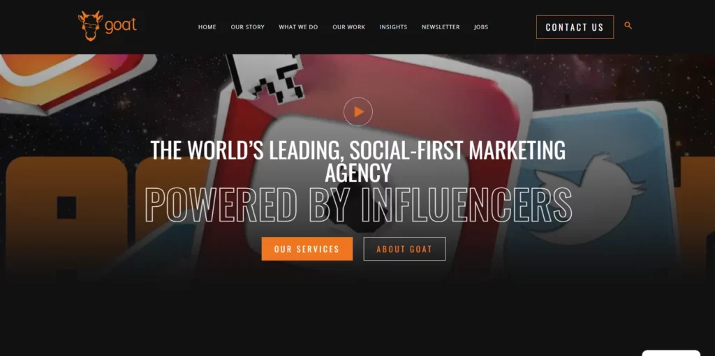 The Goat Agency : Agence de marketing social d'abord