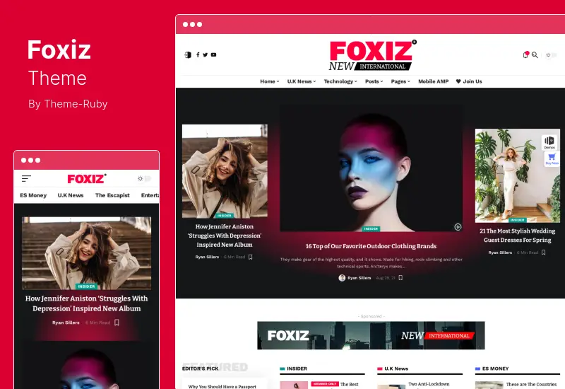 Tema Foxiz - Tema WordPress pentru știri și reviste de ziare