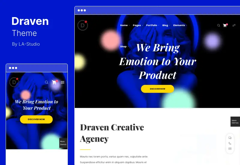 Draven Theme - ธีม WordPress สร้างสรรค์อเนกประสงค์