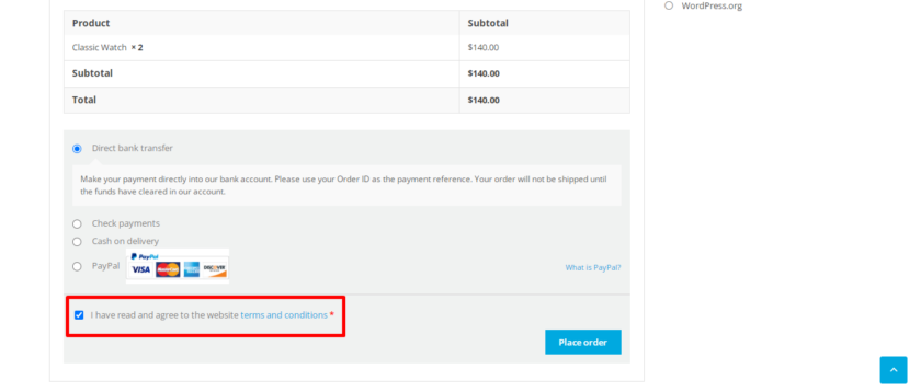 syarat dan ketentuan-checkout-woocommerce