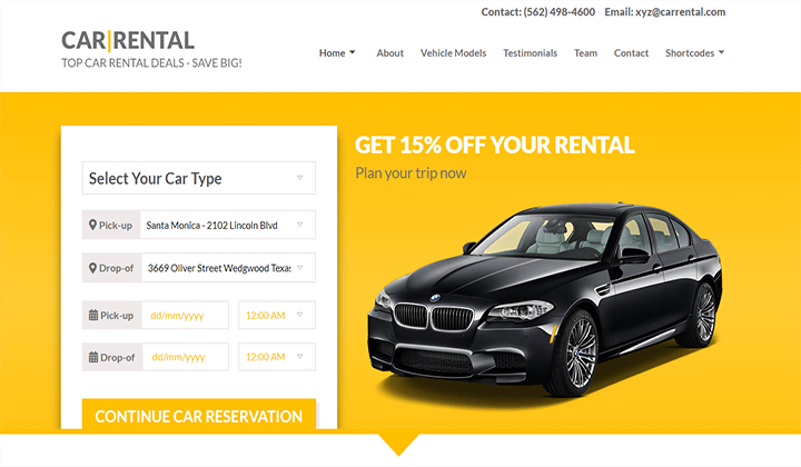 car rental 12