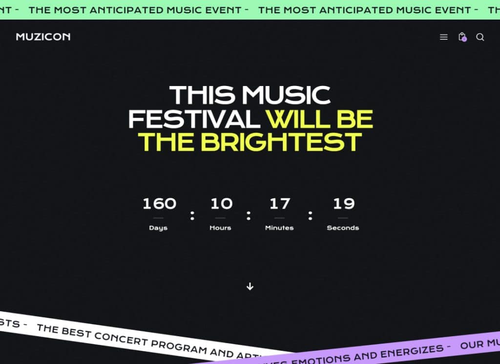 Muzicon - Tema Festival Musik & Konser WordPress