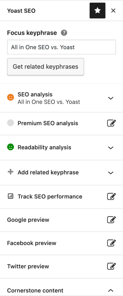 Yoast - Analisis pada halaman