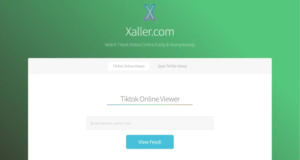 tiktokアカウントビューア：xaller