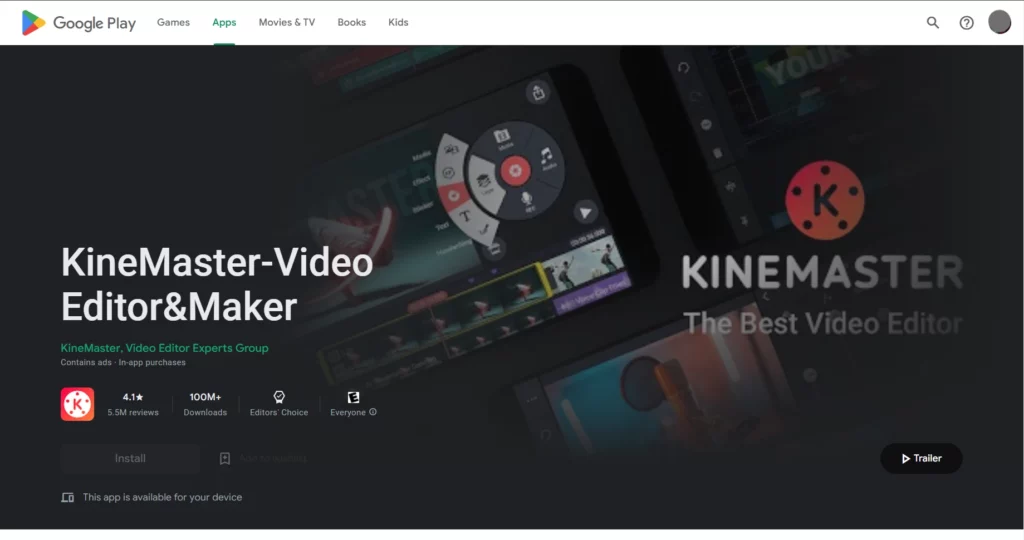 aplikasi edit video gratis untuk tiktok kinemaster