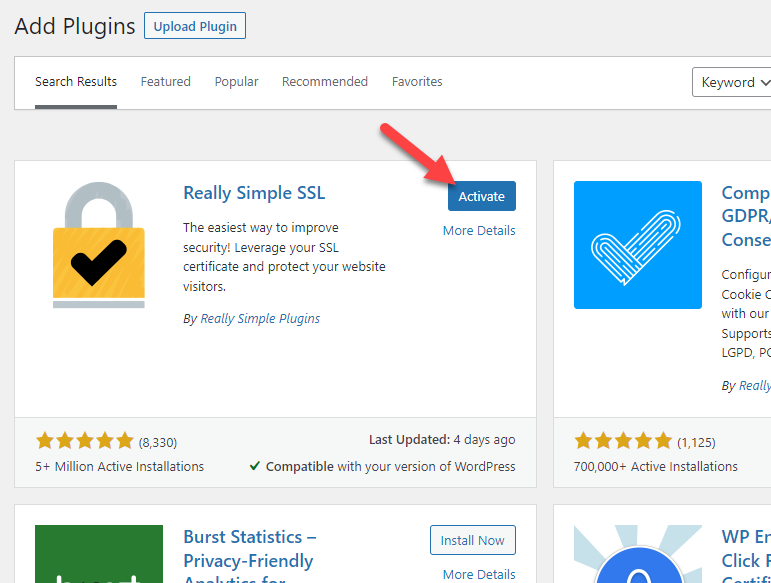 active SSL realmente simple: instale el certificado SSL en WordPress