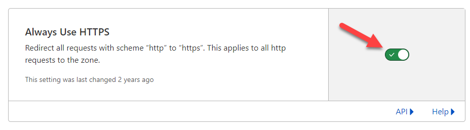 Verwenden Sie immer die https-Option