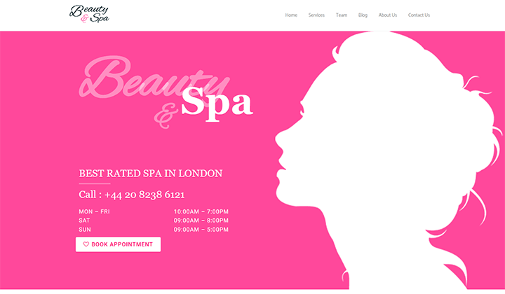 Zita is one of the best WordPress themes for Spa and Wellness websites.