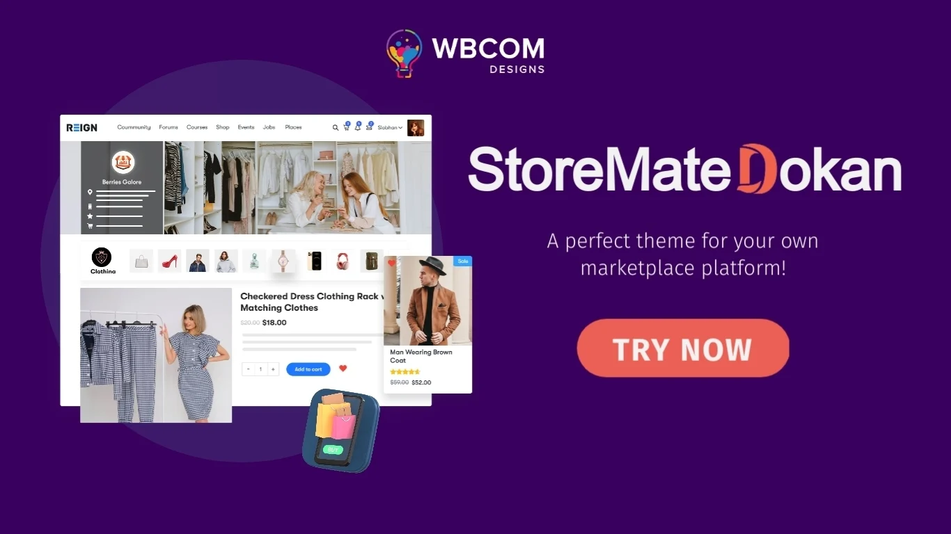 StoreMate- إطلاق سوق الملابس الخاص بك