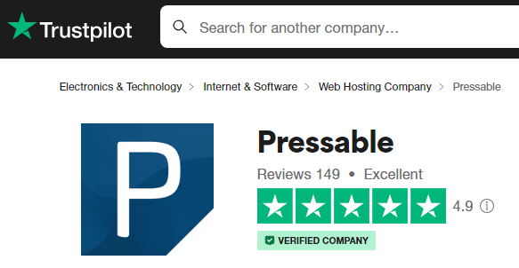 Evaluare TrustPilot apăsabilă