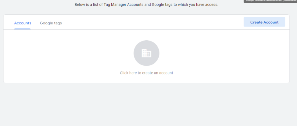 compte google-tag-manager