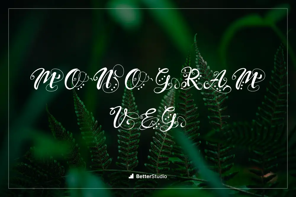 monograma vegetal -