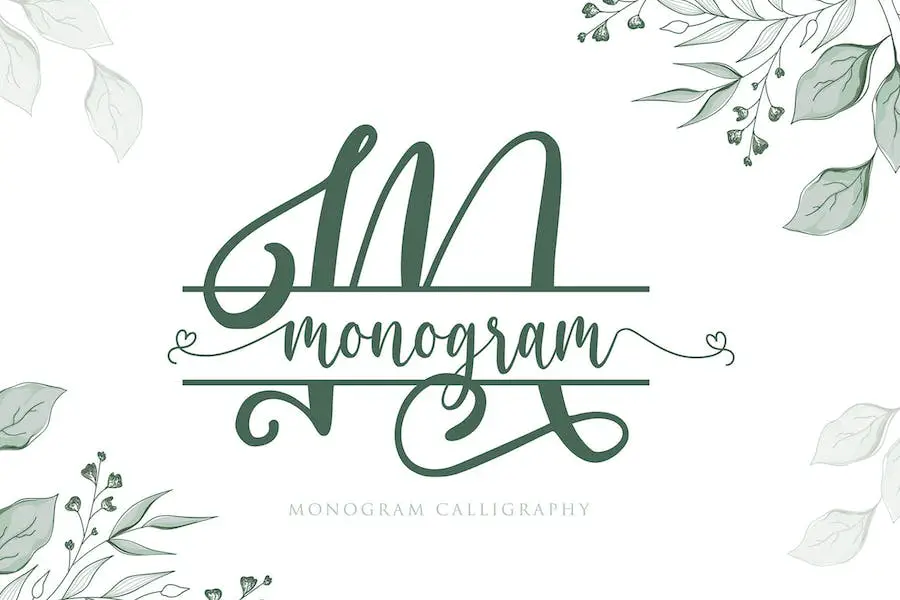 Caligrafie monogramă -