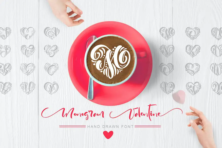 Monogram Valentine -