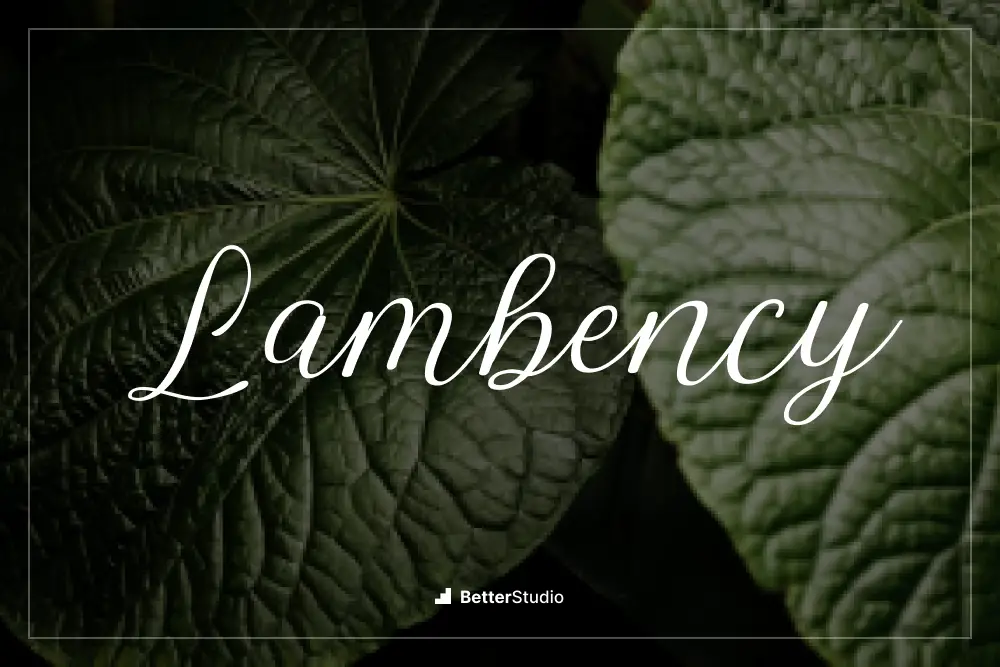 Lambence -