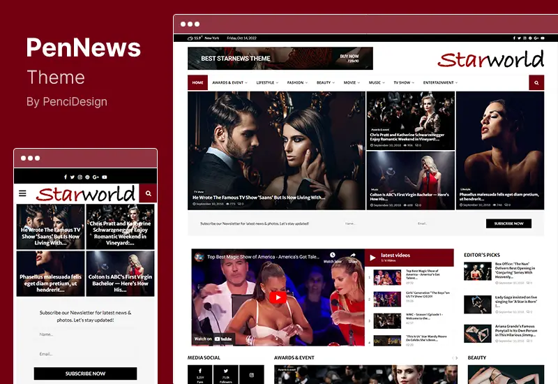 PenNews Theme - ธีม AMP WordPress อเนกประสงค์