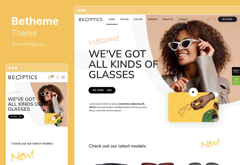 Tema Betheme: tema WordPress e WooCommerce reattivo multiuso