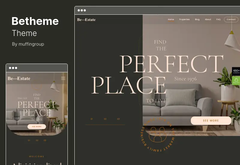 ธีม Betheme - WordPress อเนกประสงค์และธีม WooCommerce ที่ตอบสนอง