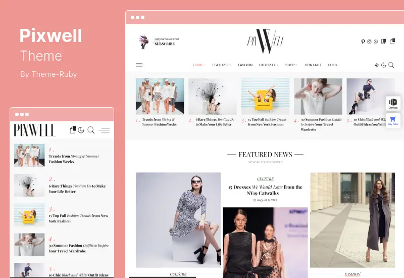 Thème Pixwell - Thème WordPress pour magazines modernes