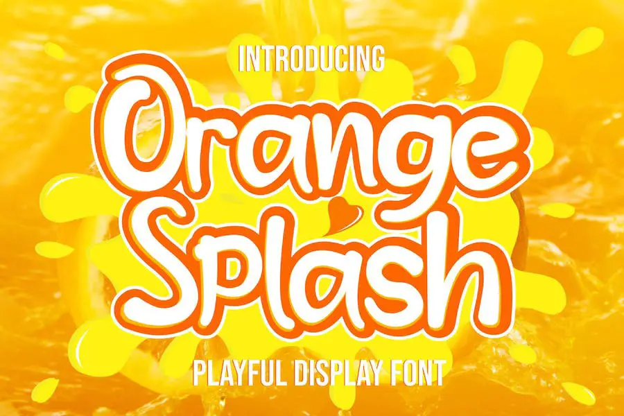 Orangenspritzer -