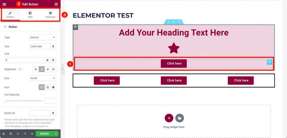 如何修改 Elementor 中的小部件和部分