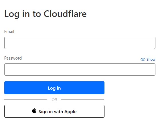 在 cloudflare 中创建一个域