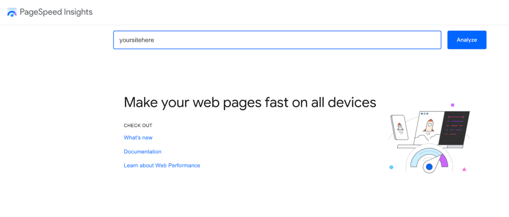 Audit kinerja untuk desainer web - Sumber: PageSpeed ​​Insights