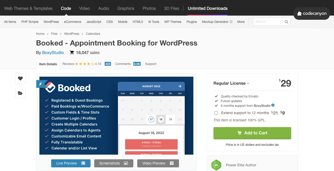 Booked Appointment Booking for WordPress