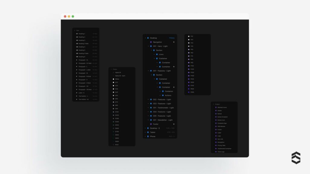 Beispiel für eine Framer-Vorlage