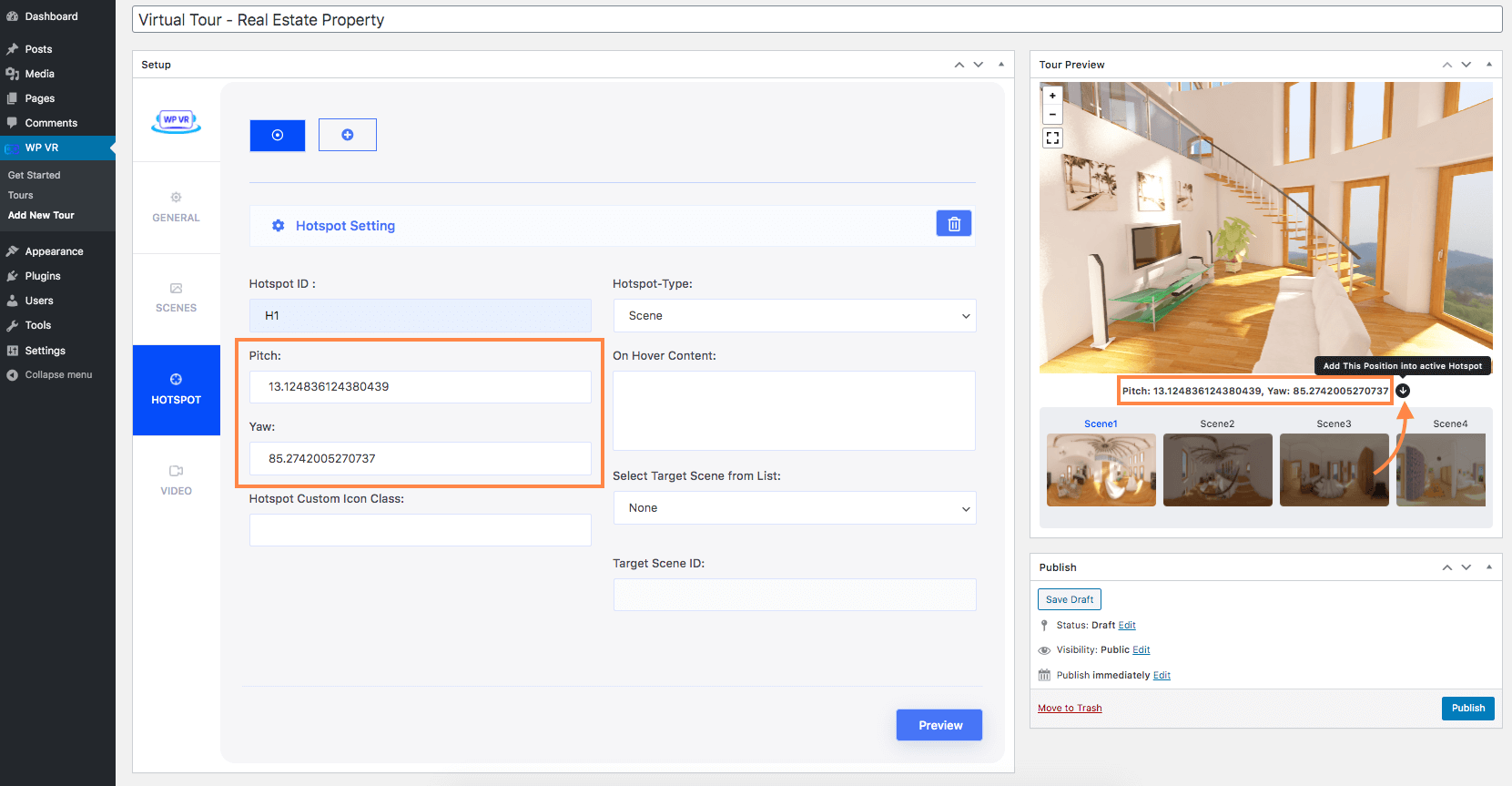 Assegna posizione per Hotspot