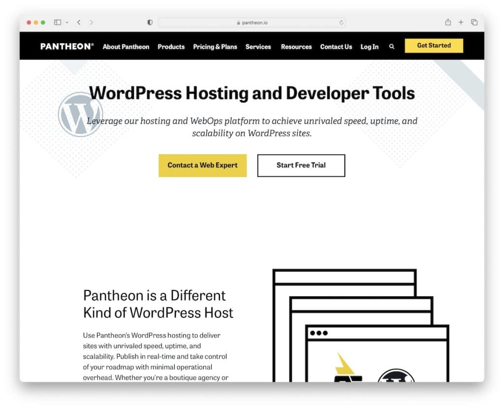 hosting wordpress ad alto traffico pantheon