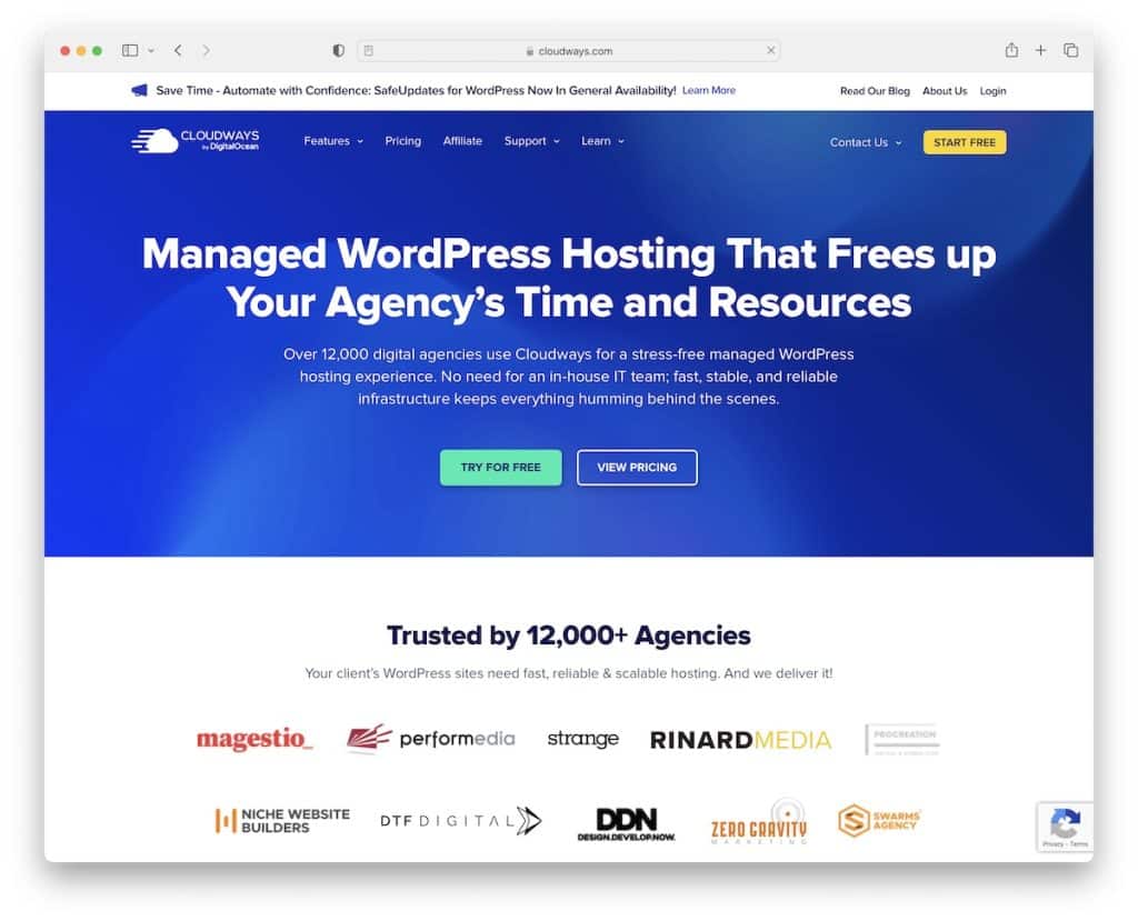 Cloudways hosting wordpress dla agencji