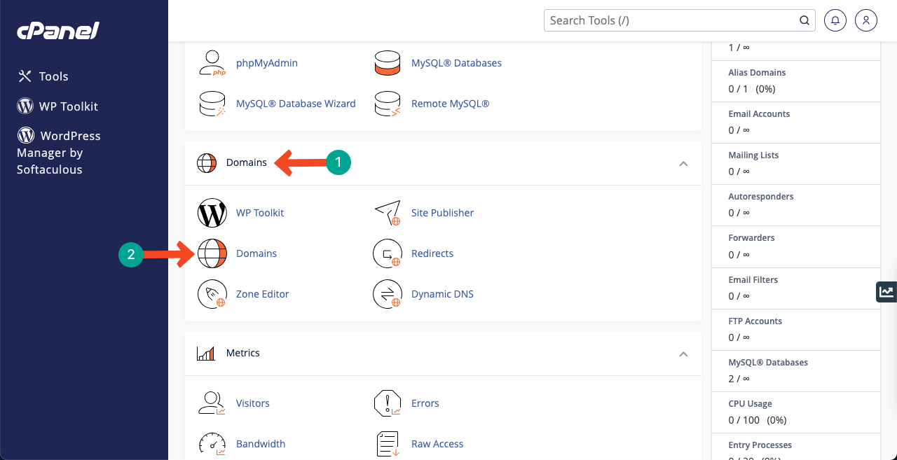 Connect domain to cPanel and WordPress