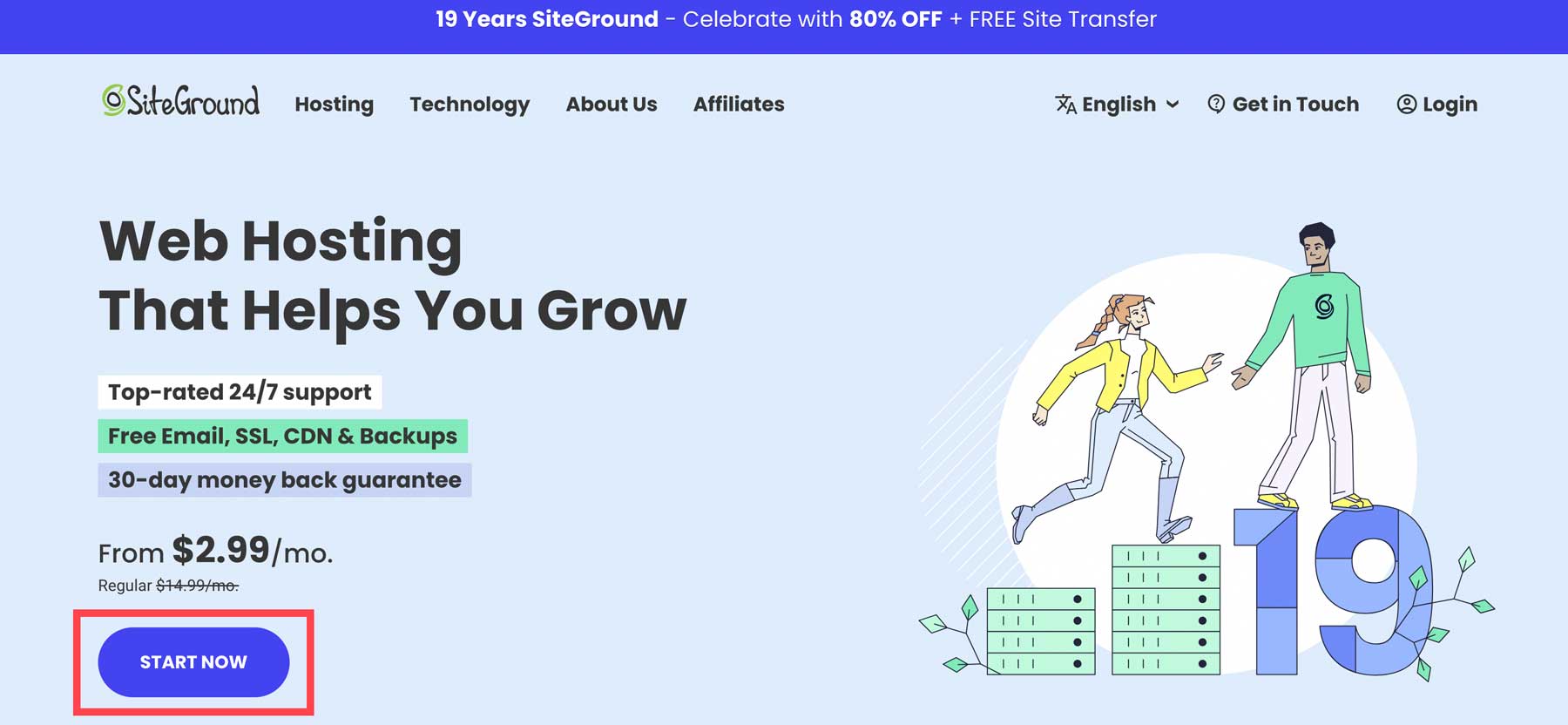 أمن SiteGround AI