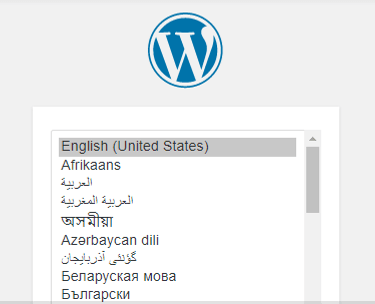 Seleziona la lingua per il tuo sito web