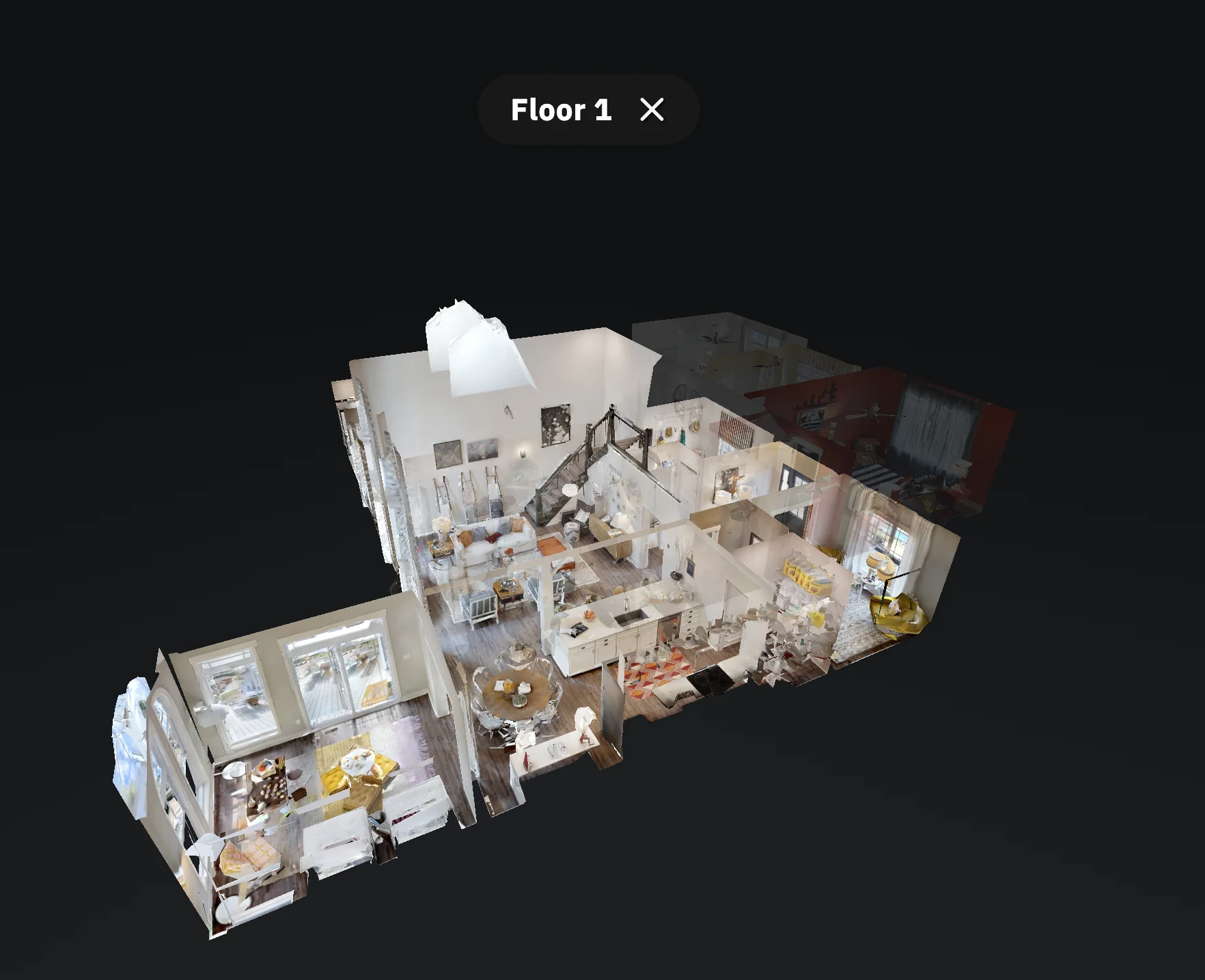 Plan piętra Matterport