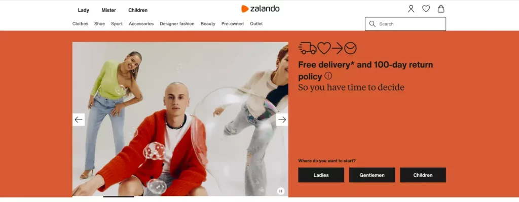 โปรโมตบน zalando