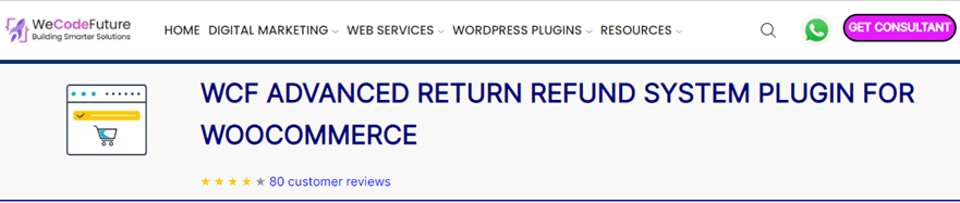 WCF Advanced Return Plugin für WooCommerce