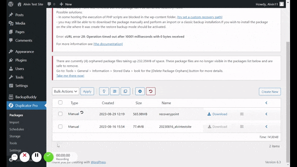 recovery-process-duplicator - IsItWP - เครื่องมือตรวจจับธีม WordPress ฟรี recovery process duplicator