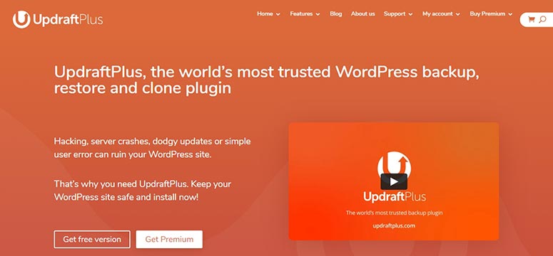 UpdraftPlus - IsItWP - เครื่องมือตรวจจับธีม WordPress ฟรี UpdraftPlus