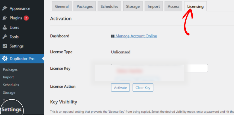 การเปิดใช้งานเครื่องทำสำเนา - IsItWP - เครื่องมือตรวจจับธีม WordPress ฟรี duplicator activation