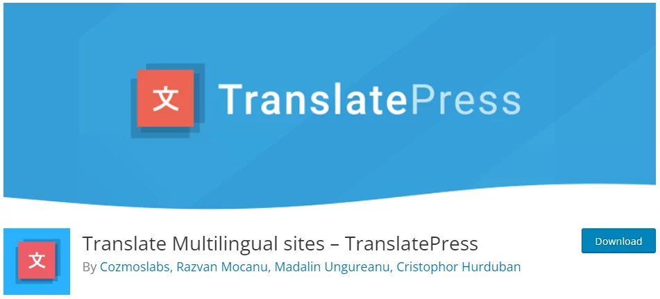 Translatepress wordpress çeviri eklentisi